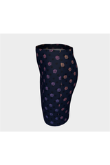 Paw Print Fitted Skirt - Objet D'Art