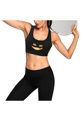 Glowing Grin Sports Bra - Objet D'Art