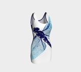 Dragonfly Print Bodycon Dress - Objet D'Art