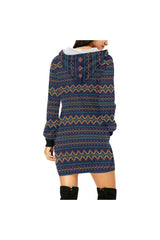 azzie 4a All Over Print Hoodie Mini Dress (Model H27) - Objet D'Art