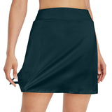 forest solid print 2 Women's Golf Skirt with Pockets (Model D64) - Objet D'Art