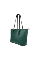 Green Leather Tote Bag/Small - Objet D'Art
