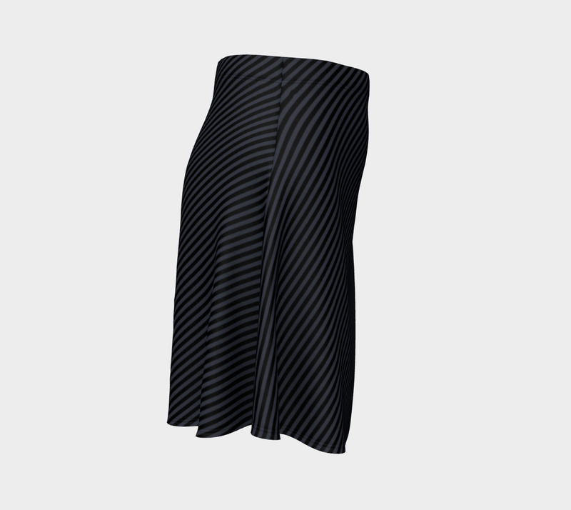 Striped Flare Skirt - Objet D'Art