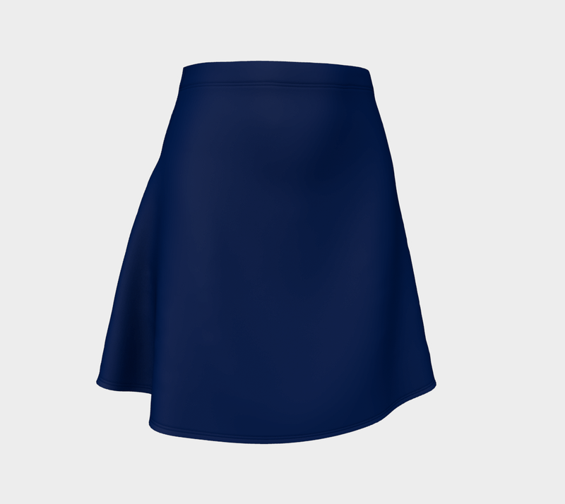 Morning Glory Blue  Flare Skirt - Objet D'Art