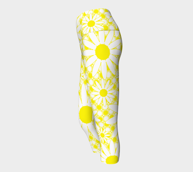 Daisy Yoga Capris - Objet D'Art