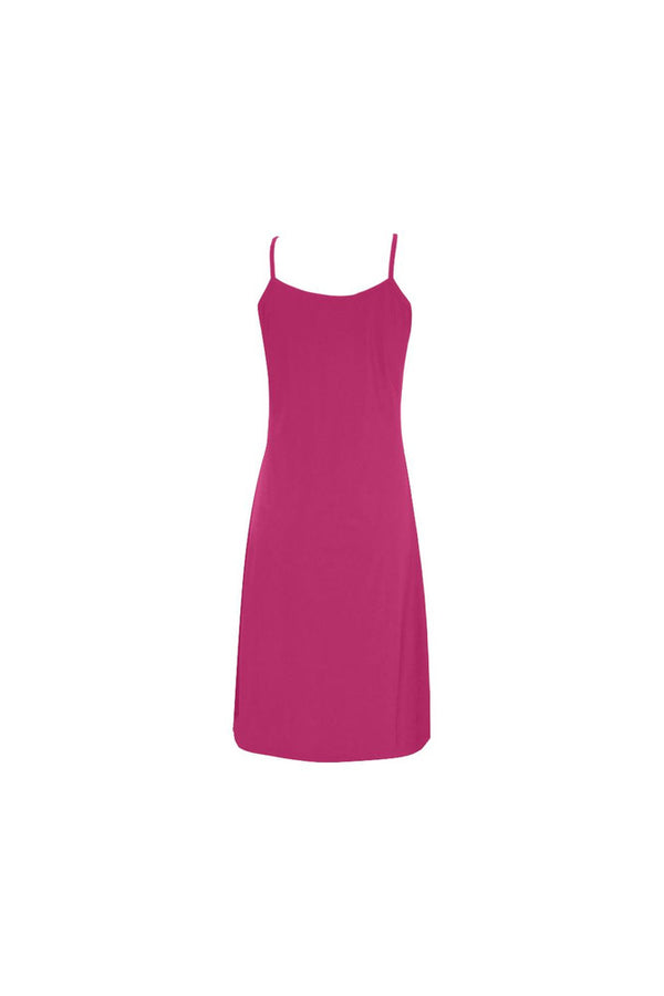 Peacock Pink D05 BACK Alcestis Slip Dress (Model D05) - Objet D'Art