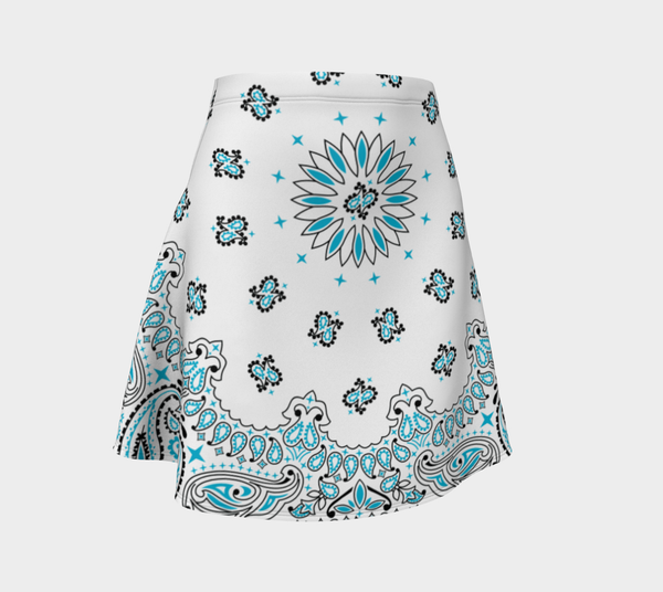 Bandana Print Flare Skirt - Objet D'Art