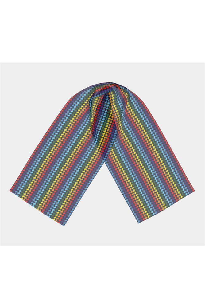 Pixelated Rainbow Long Scarf - Objet D'Art