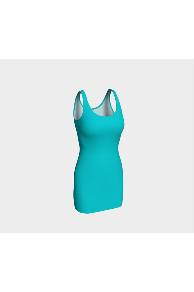 Cyan Bodycon Dress - Objet D'Art