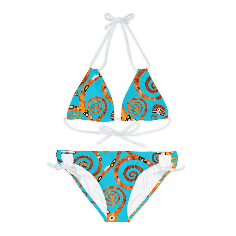The Tree of Life Strappy Bikini Set - Objet D'Art