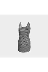 Micro Polka Dots Bodycon Dress - Objet D'Art