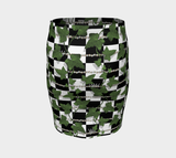 Ivy Pearls and Chess Queen Fitted Skirt - Objet D'Art