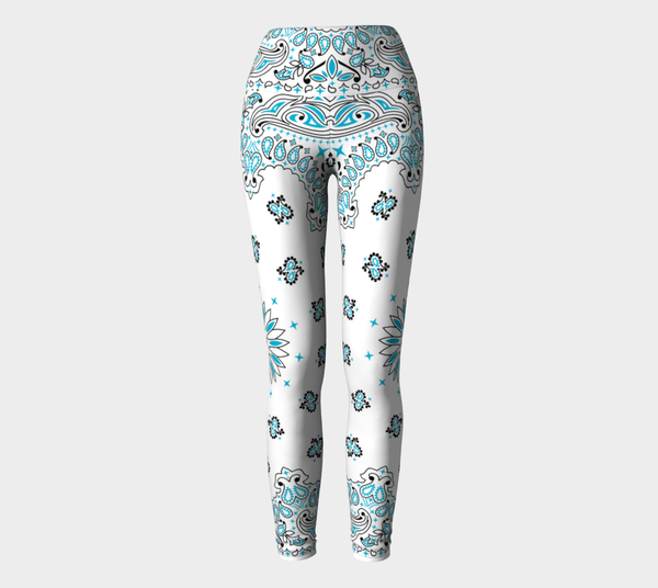 Bandana Print Yoga Leggings - Objet D'Art