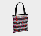 Kisses and Micro Polkadots Tote Bag - Objet D'Art