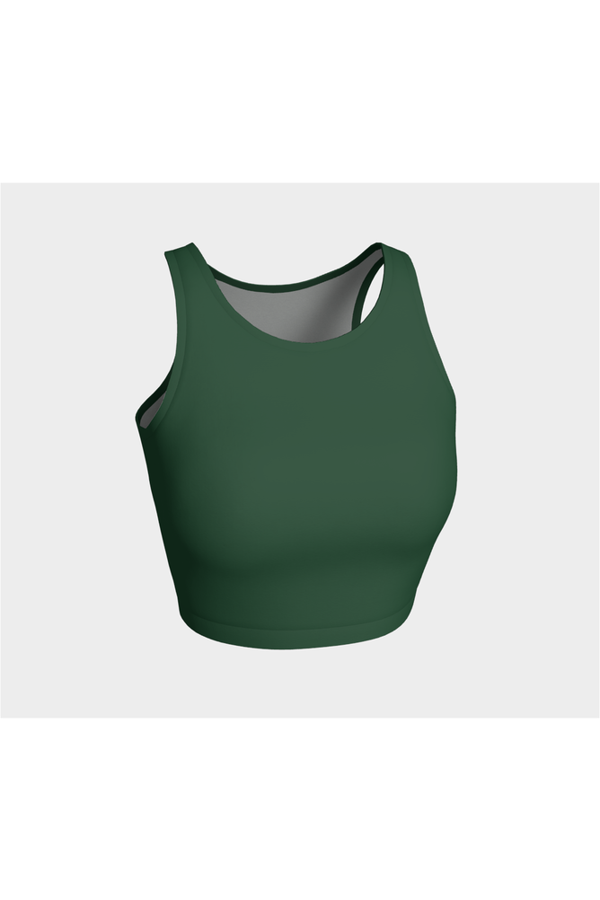 Forest Green Athletic Top - Objet D'Art