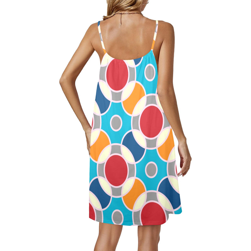 atomic angel Drawstring Neck Sleeveless Dress (Model D68) - Objet D'Art
