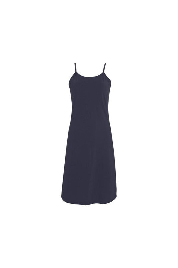 Dark Blue D05 BACK Alcestis Slip Dress (Model D05) - Objet D'Art