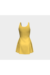 Aspen Gold Flare Dress - Objet D'Art