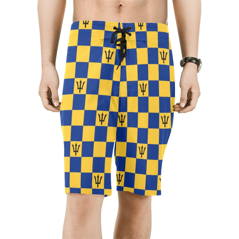 barbados 2 Men's All Over Print Board Shorts (Model L16) - Objet D'Art
