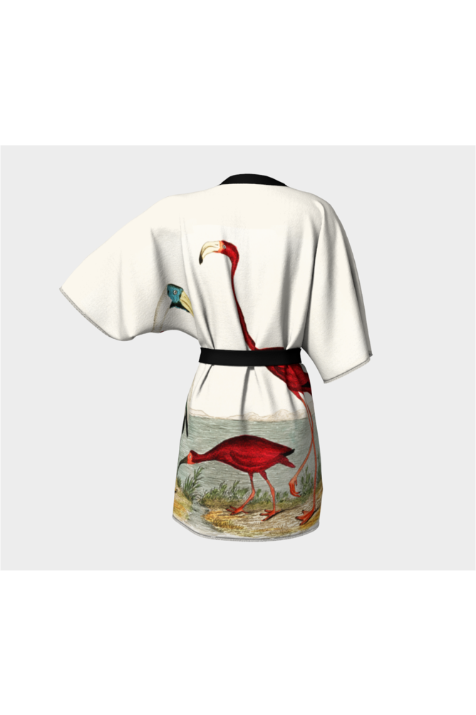 Vintage Illustration of Nature Kimono Robe - Objet D'Art