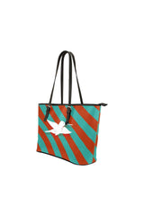 Hummingbird Samba Leather Tote Bag/Small (Model 1651) - Objet D'Art