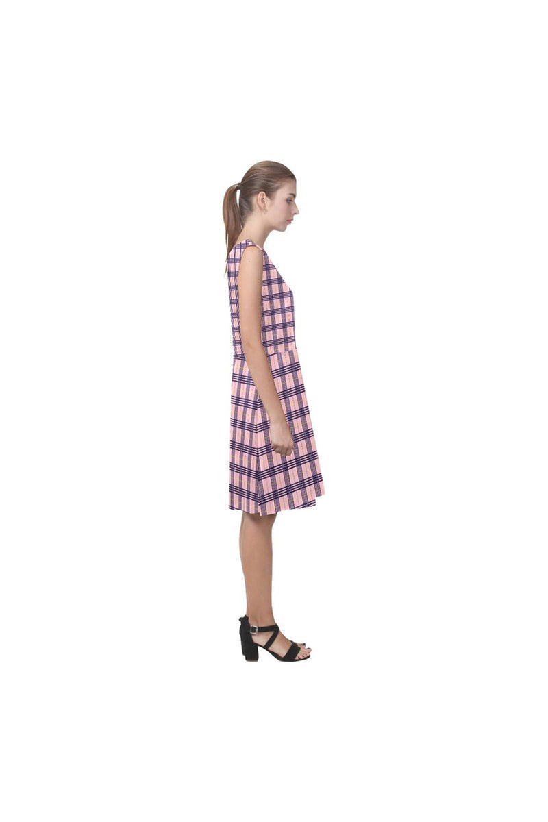 Peacefully Pink Chryseis Sleeveless Pleated Dress - Objet D'Art Online Retail Store