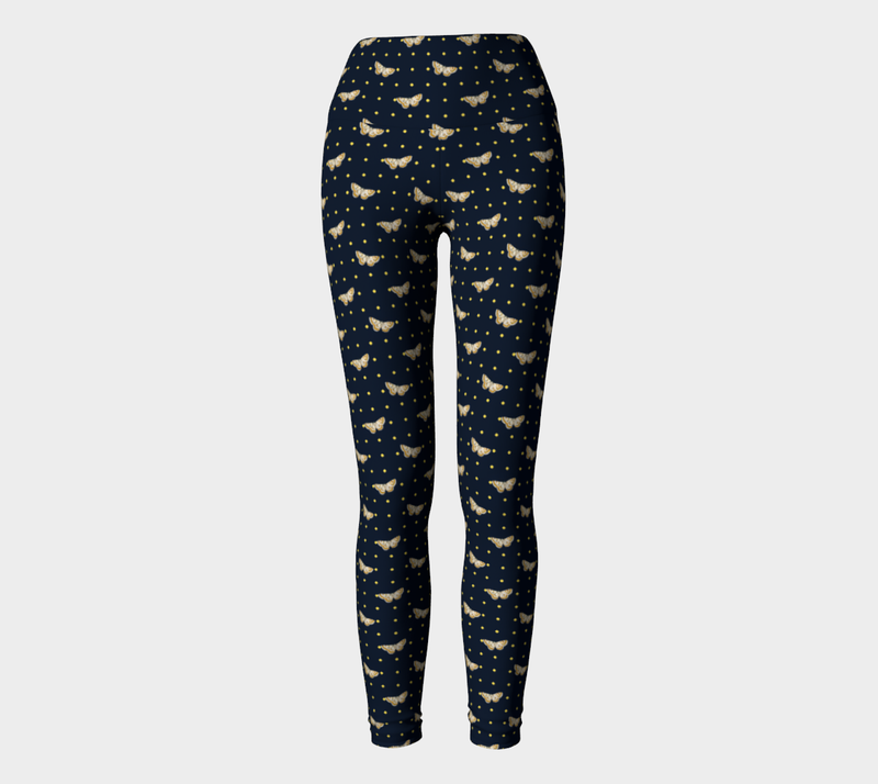 Butterfly Yoga Leggings - Objet D'Art