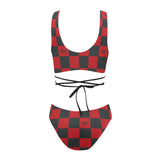 chess queen scarf 1 Cross String Bikini Set (Model S29) - Objet D'Art