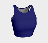 Blue Ink Crop Top - Objet D'Art