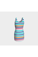 Rainbow Brite Bodycon Dress - Objet D'Art