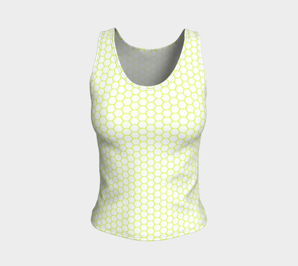 Neon Green Fitted Tank Top - Objet D'Art