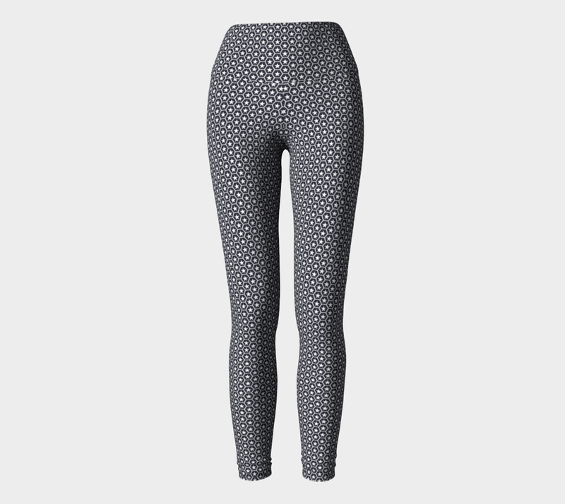 Honeycomb Star Yoga Leggings - Objet D'Art