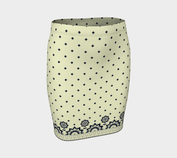 Arabesque Fitted Skirt - Objet D'Art