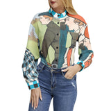 Hamers rijwiele Long Sleeve Button Up Casual Shirt Top - Objet D'Art