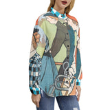 Hamers rijwiele Long Sleeve Button Up Casual Shirt Top - Objet D'Art