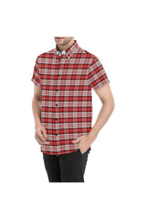 Men in Plaid Short Sleeve Shirt - Objet D'Art