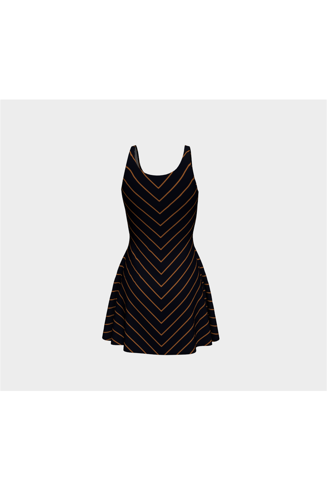V-Stripes Flare Dress - Objet D'Art