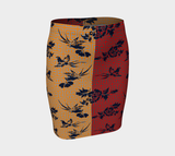 East Meets West Fitted Skirt - Objet D'Art