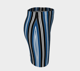 Striped Fitted Skirt - Objet D'Art