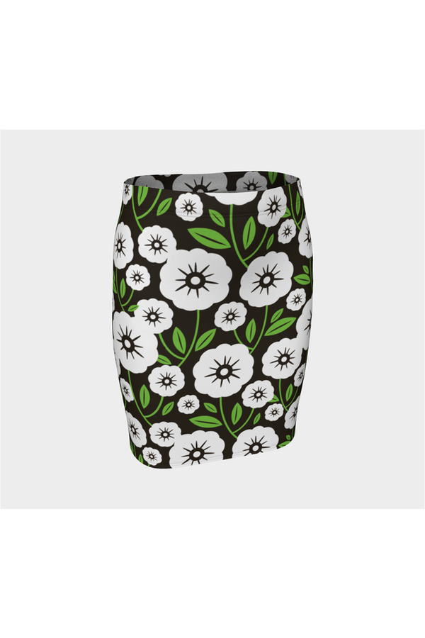 Green Acres Fitted Skirt - Objet D'Art