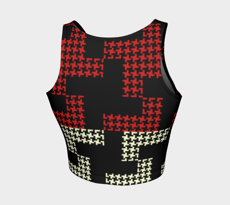 Americana 2 Athletic Crop Top - Objet D'Art