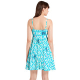 MK Ultra Spaghetti Strap Sleeveless Falred Hem Short Dress - Objet D'Art