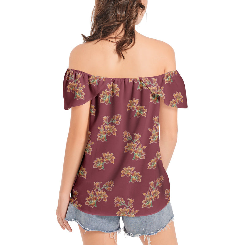 Tiger Lily Women's Off The Shoulder Top - Objet D'Art