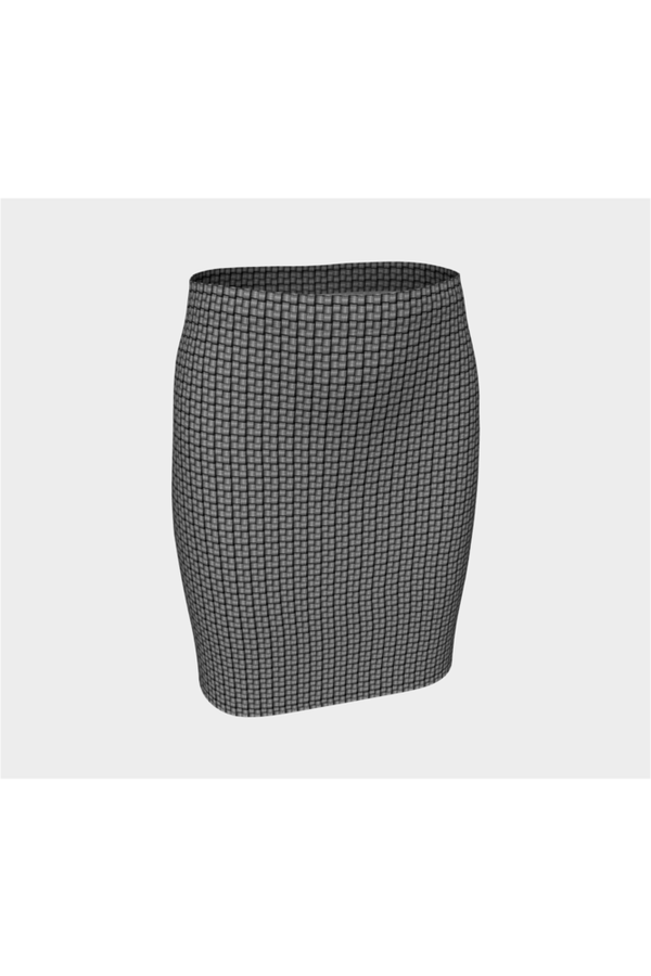 Brushes Fitted Skirt - Objet D'Art Online Retail Store