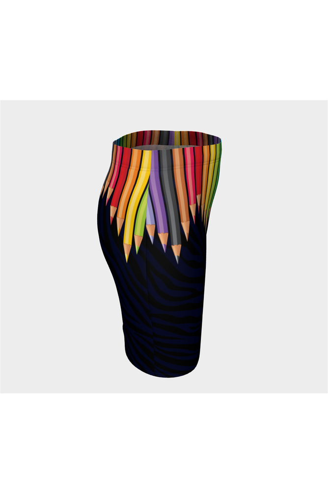 Color Pencil Art Athletic Top - Objet D'Art
