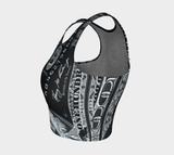 Benjamin Franklin Athletic Crop Top - Objet D'Art