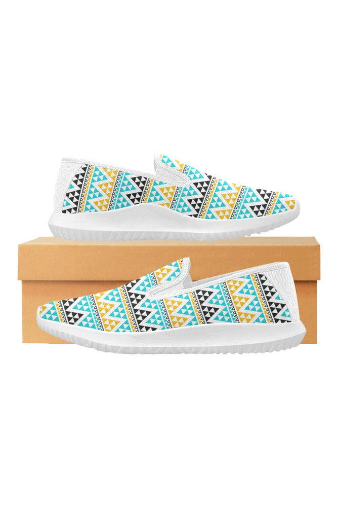 d17 delta top back Orion Slip-on Women's Canvas Sneakers (Model 042) - Objet D'Art