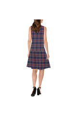 Tartan Sleeveless Splicing Shift Dress(Model D17) - Objet D'Art