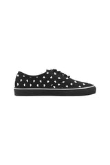 Heart Printed Classic Women's Canvas Low Top Shoes (Model E001-4) - Objet D'Art