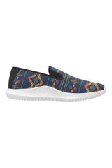azzie 1 Orion Slip-on Women's Canvas Sneakers (Model 042) - Objet D'Art